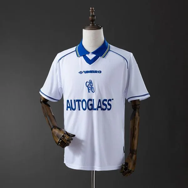 Camiseta de fútbol Chelsea 1998/00 VISITANTE MANGA CORTA VERSION FAN